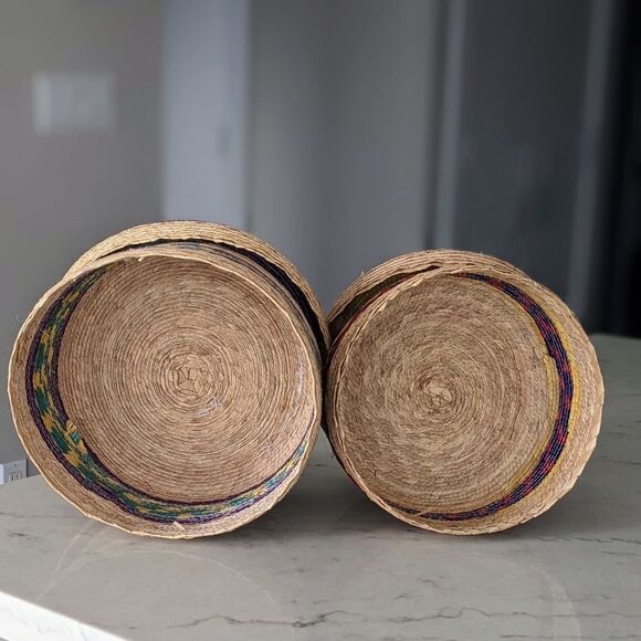 Set of Nesting Baskets with Lids - Picture 3 of 3